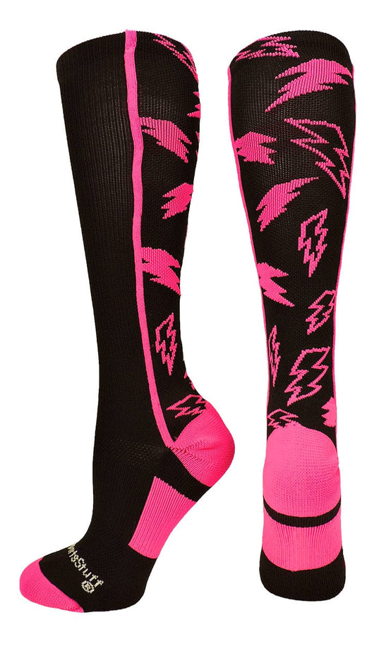 Crazy Socks with Lightning Bolts (multiple colors)
