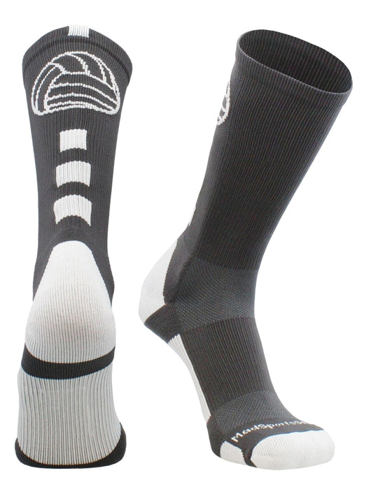 Volleyball Logo Crew Socks (multiple colors)