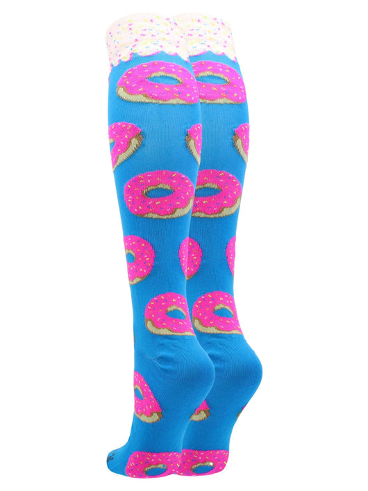 Donut Socks with Pink Frosting and Sprinkles