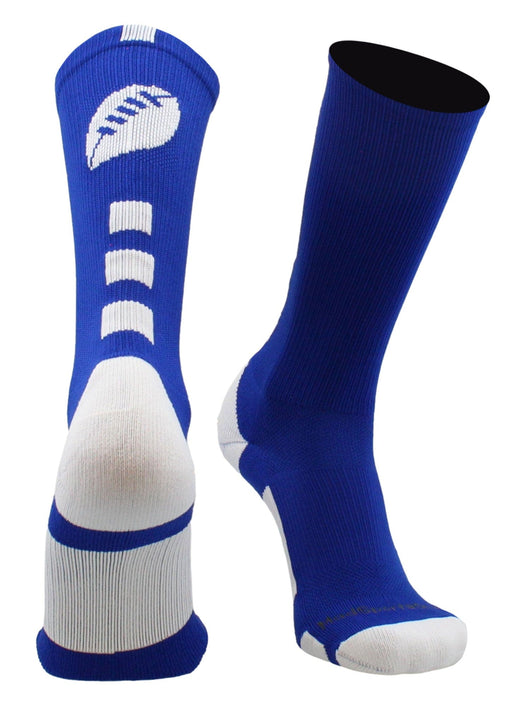 Football Logo Athletic Crew Socks (multiple colors)