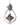 MadSportsStuff ornament Christmas Ornament with Crystal Autism Puzzle Piece Symbol