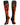 MadSportsStuff socks Black/Red/Gold / Large Flame Socks Athletic Over the Calf Socks (multiple colors)