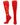 MadSportsStuff socks Lit - Red/Orange / Small Personality Word Socks Over the Calf Length