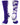 MadSportsStuff socks Purple/White / Small Crazy Basketball Logo Crew Socks (multiple colors)
