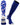 MadSportsStuff socks Royal/White / Large Crazy Baseball Socks with Baseballs over the calf