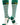 MadSportsStuff socks White/Kelly Green / Large Leprechaun Tall Socks for Softball