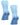 TCK socks 2 Pairs-Columbia Blue / Small Athletic Prosport Performance Crew Socks For All Sports