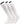 TCK socks 3 Pairs White / Medium Work & Athletic Over The Calf Socks 6-pack