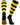 TCK socks Black/Gold / Large Hoop Striped Rugby Socks