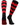 TCK socks Black/Scarlet / Large Hoop Striped Rugby Socks