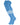 TCK socks Columbia Blue/White / Large Dugout Striped Over the Knee Baseball Socks Pattern B