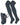 TCK socks Graphite / X-Large Pro Plus Performance Prosport Over the Knee Socks Belt Combo