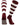 TCK socks Maroon/White / X-Large Hoop Striped Rugby Socks