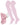 TCK socks Pink / X-Large Pro Plus Performance Prosport Over the Knee Socks Belt Combo