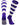TCK socks Purple/White / Small Hoop Striped Rugby Socks