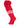 TCK socks Scarlet/White / X-Large Dugout Striped Over the Knee Baseball Socks Pattern B