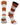 TCK socks Texas Orange/White / Large Texas Longhorns Socks Game Day Striped Crew Socks