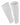 TCK socks White / Large Scrunch Football Leg Sleeves For Boys and Men