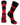 TCK socks Wisconsin Cardinal/Black / Large Wisconsin Badgers Socks Game Day Striped Crew Socks