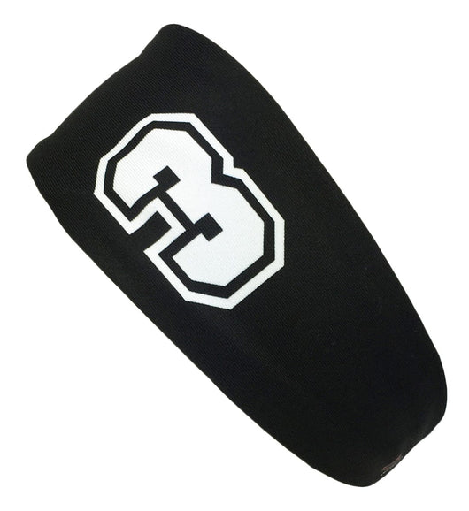 Player ID Headbands (Black #3, One Size)