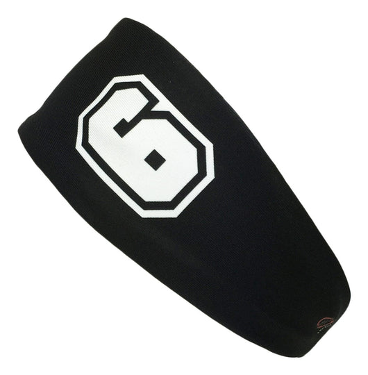 Player ID Headbands (Black #6, One Size)