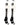 MadSportsStuff socks #00 / Large Player Id Jersey Number Socks Over the Calf Length White Black