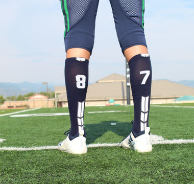 custom number football socks