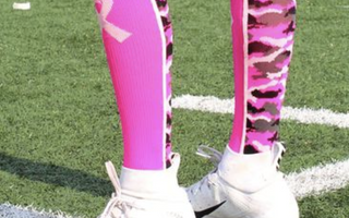 Pink Football Socks Make the Perfect Accessory in October and Year Round