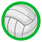 Green Volleyball Socks