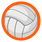 Orange Volleyball Socks