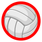 Red Volleyball Socks