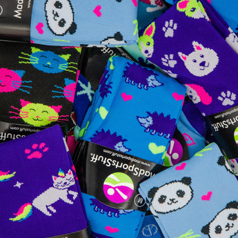 Hedgehog socks panda socks puppy socks dog socks cat socks caticorn socks dolphin unicorn