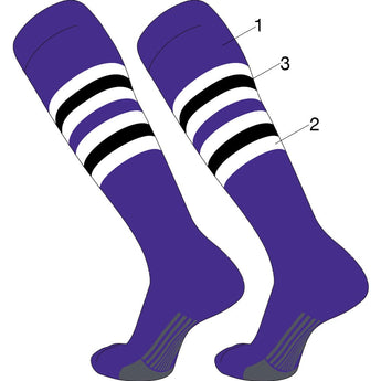 Custom Striped Baseball Socks