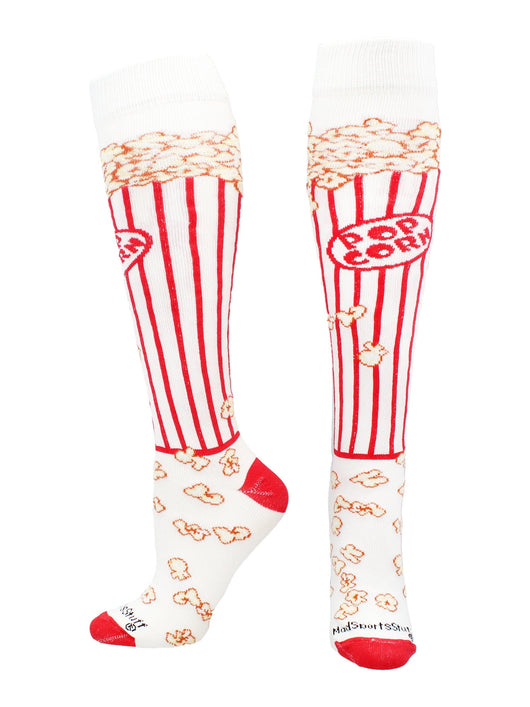 Popcorn Socks Over the Calf Length