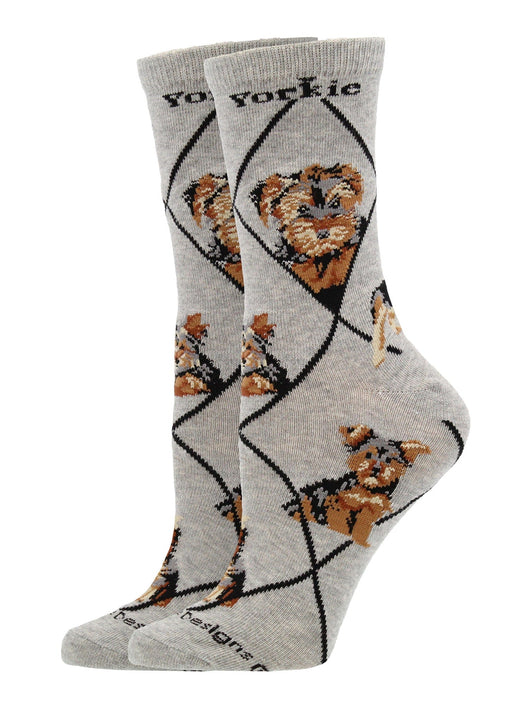 Yorkie Puppy Socks Perfect Dog Lovers Gift