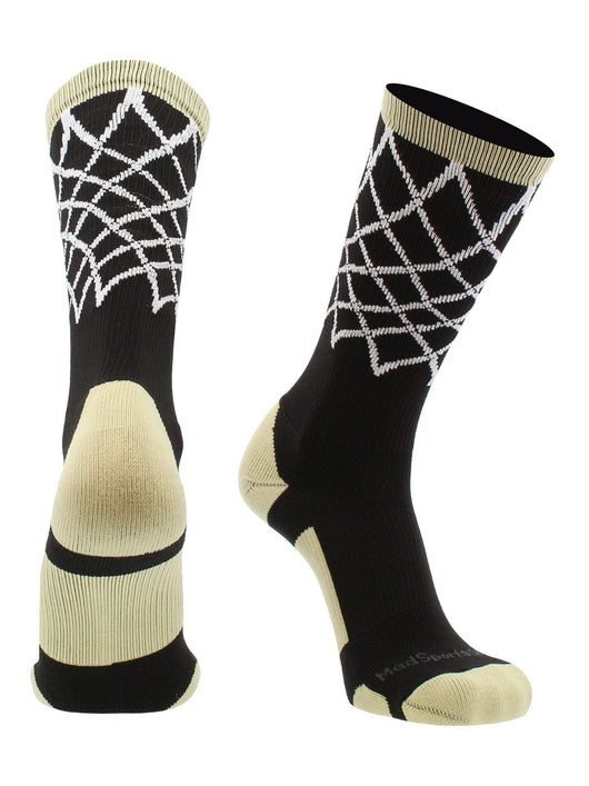 Elite Basketball Socks with Net Crew length - made in the USA