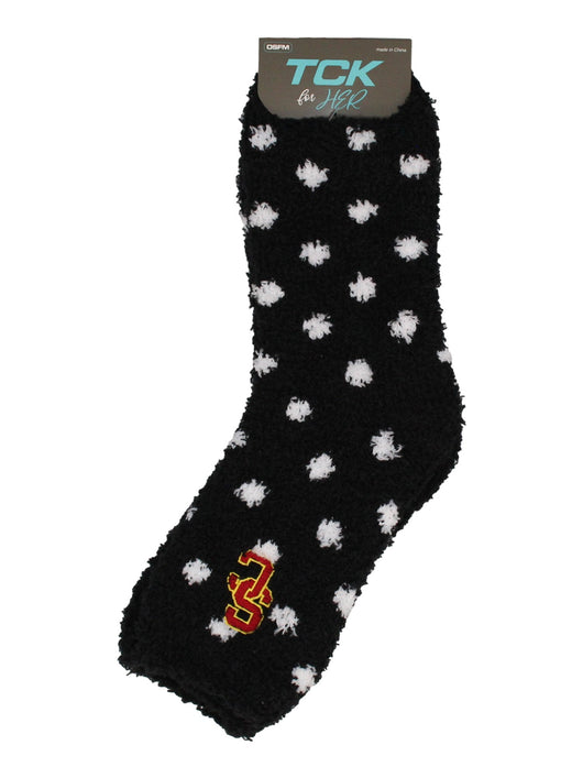 NCAA College Fuzzy Socks For Women & Men, Warm and Cozy Socks Womens Licensed University Sock