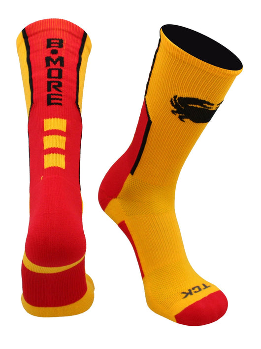 Baltimore Socks Crew Length Bmore Strong Socks