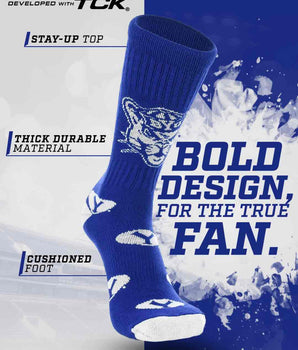 TCK socks BYU Cougars Mayhem Crew Socks (Made in USA)