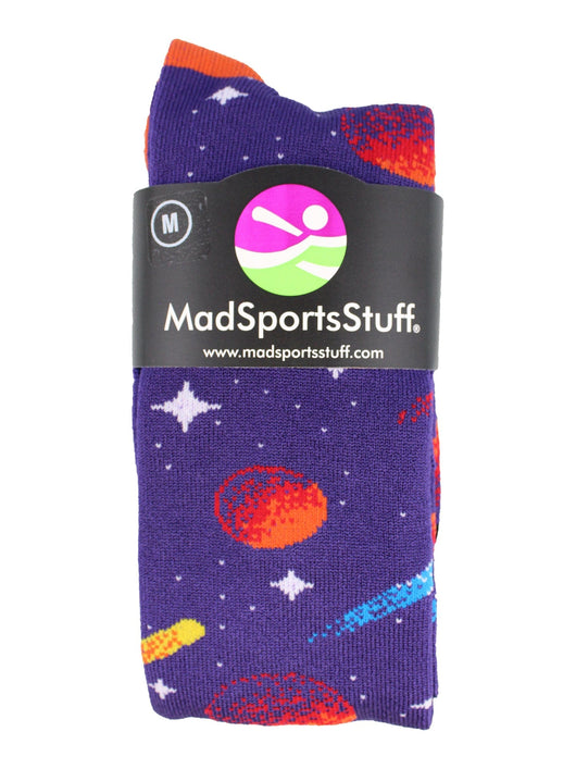 Outer Space Galaxy Socks Athletic Over the Calf Length