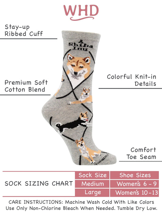 Shiba Inu Socks Perfect Dog Lovers Gift