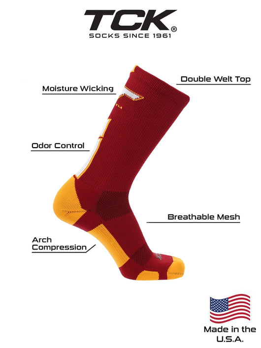 Virginia Tech Hokies Socks Baseline 3.0 Crew