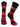 Maryland Terrapins Game Day Striped Socks (Red/Black, Large)