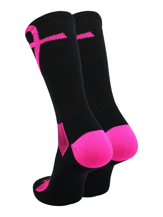 Pink Ribbon Awareness Crew Socks