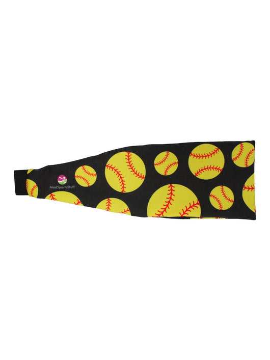 Crazy Softball Headband with Softball Logos