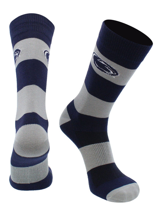 Penn State Nittany Lions Socks Game Day Striped Crew Socks