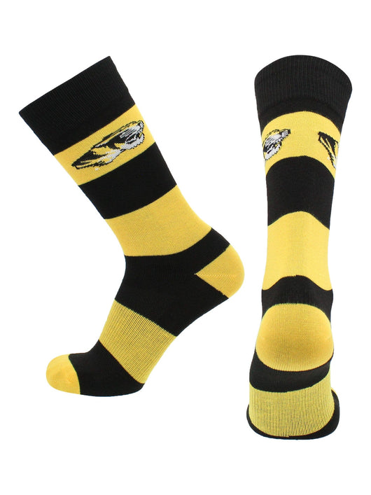 Missouri Tigers Socks Game Day Striped Crew Socks