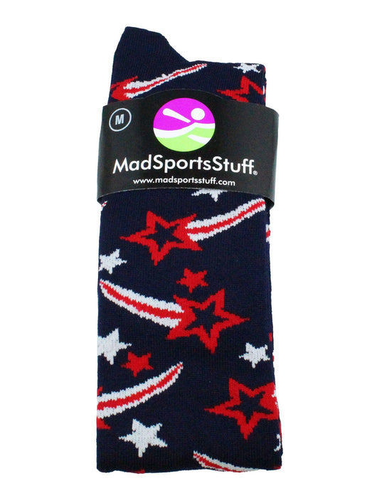 Shooting Star Over the Calf Athletic Socks (multiple colors)