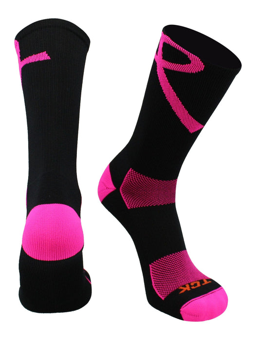 Pink Ribbon Awareness Crew Socks