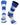 Kentucky Wildcats Game Day Striped Socks (Blue/White, Large)